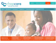 Tablet Screenshot of chapcare.org